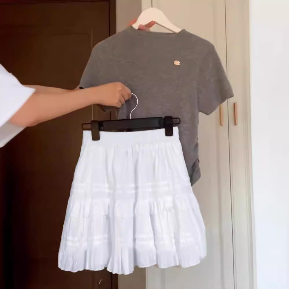 French cake skirt short skirt suit 43