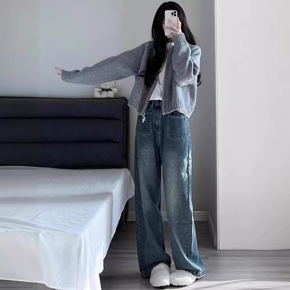 Slim fit high-end sweater two-piece suit 34